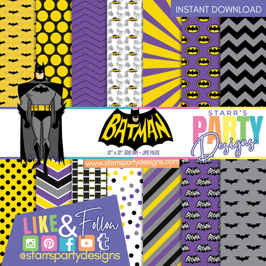 BATMAN PAPER PACK 3