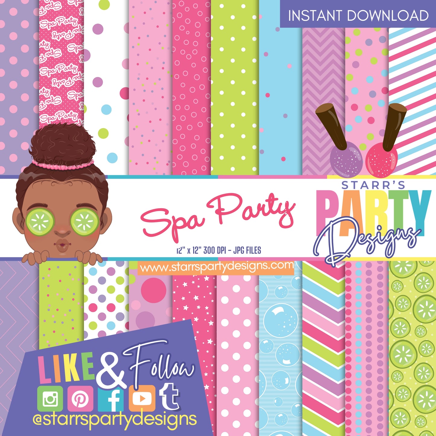 SPA PARTY PAPER PACK