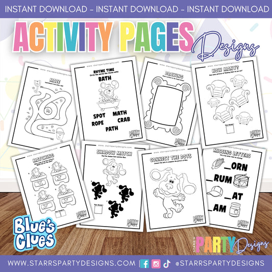 BLUE'S CLUES ACTIVITY PAGES 2