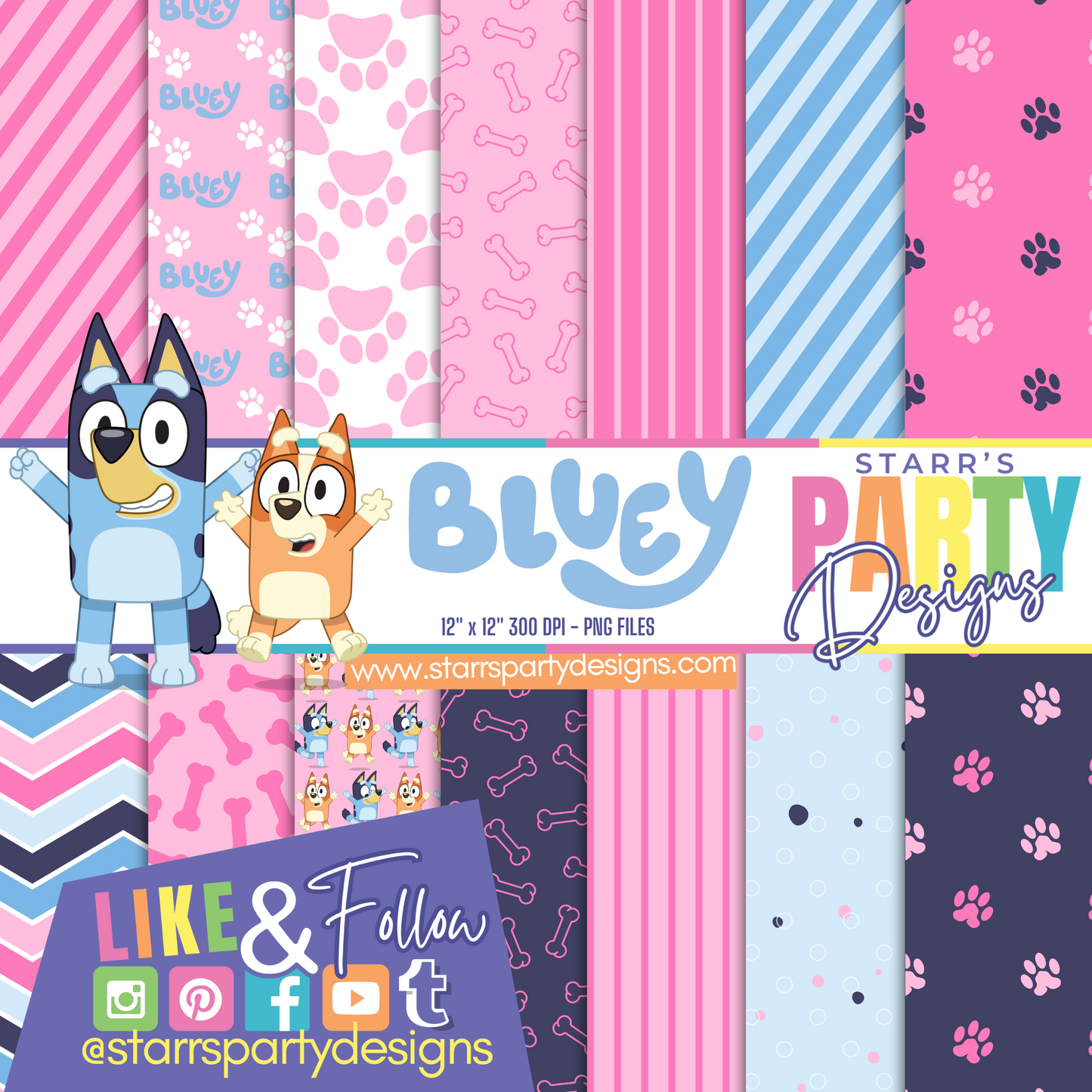 BLUEY GIRL PAPER PACK