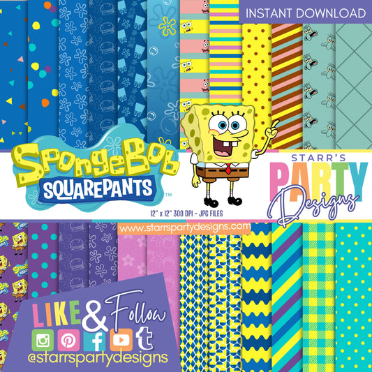 SQUAREPANTS BOBSPONGE PAPER PACK 5