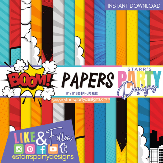 BOOM! BOY PAPER PACK