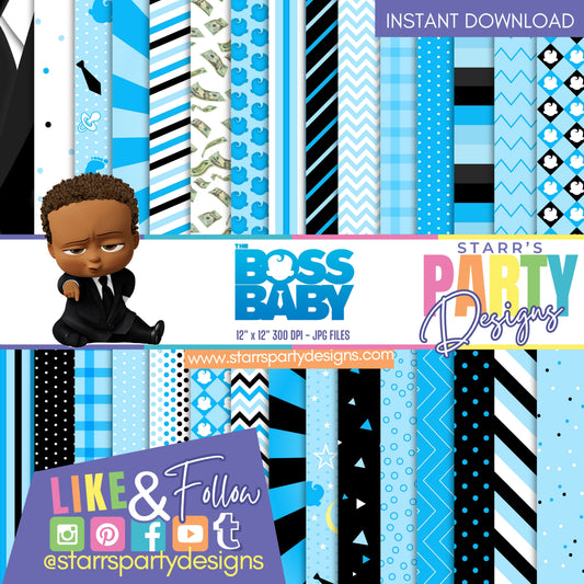 BOSS BABY PAPER PACK