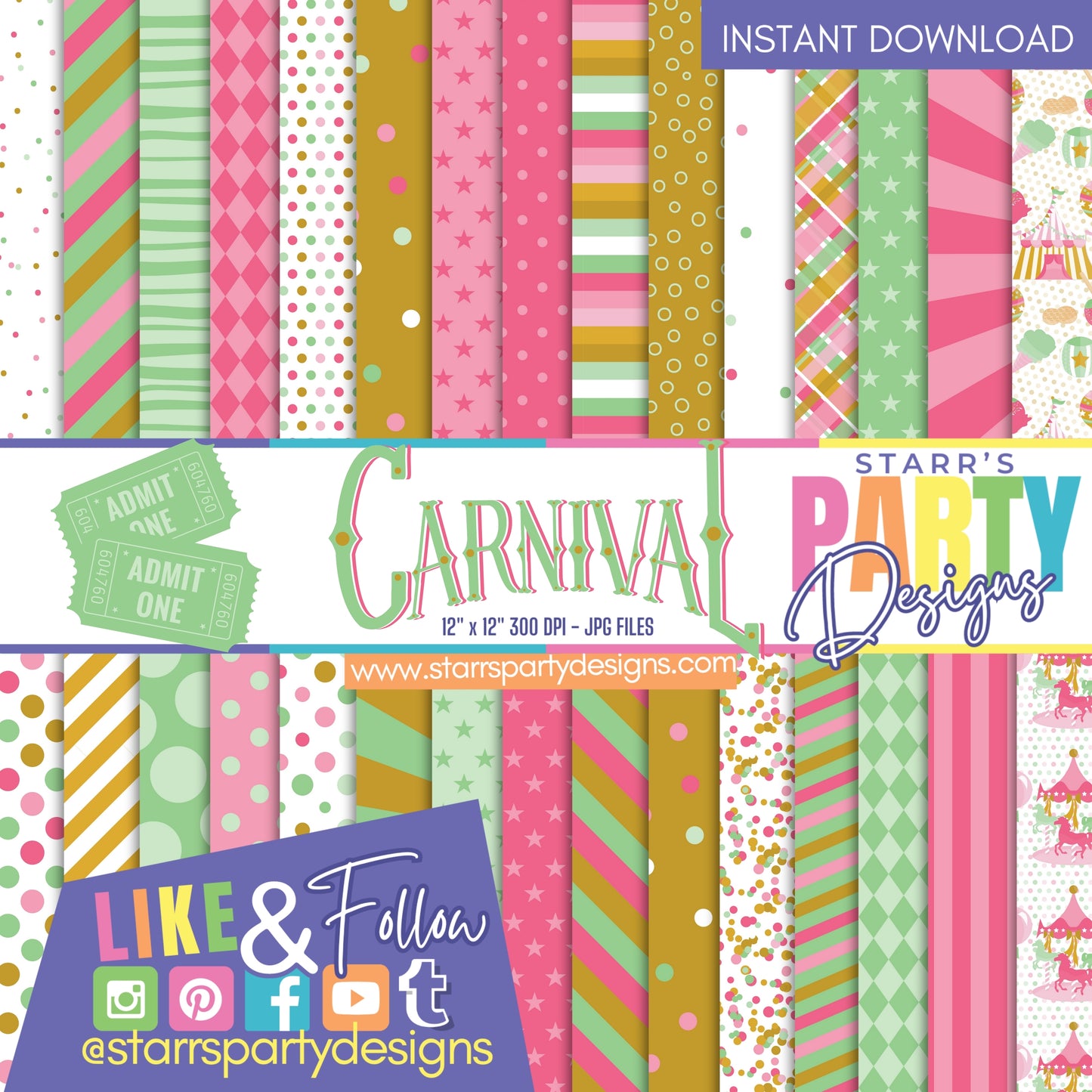 CARNIVAL PAPER PACK 1