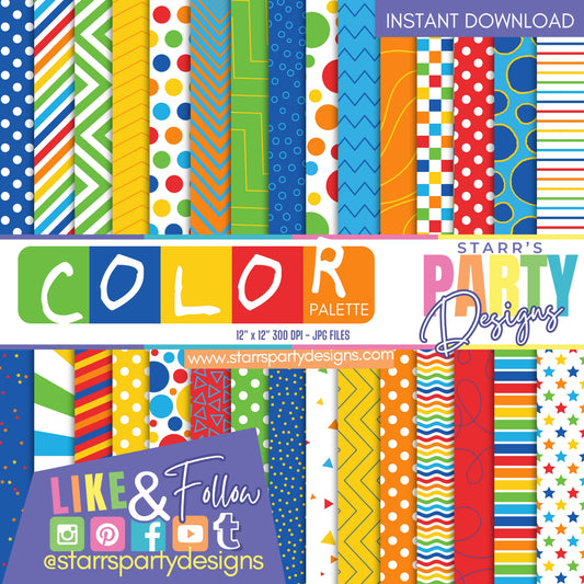 COLOR PALETTE PAPER PACK 1