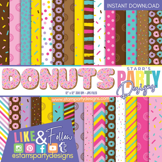 DONUTS PAPER PACK 1