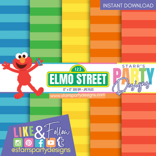 ELMO STRIPES PAPER PACK