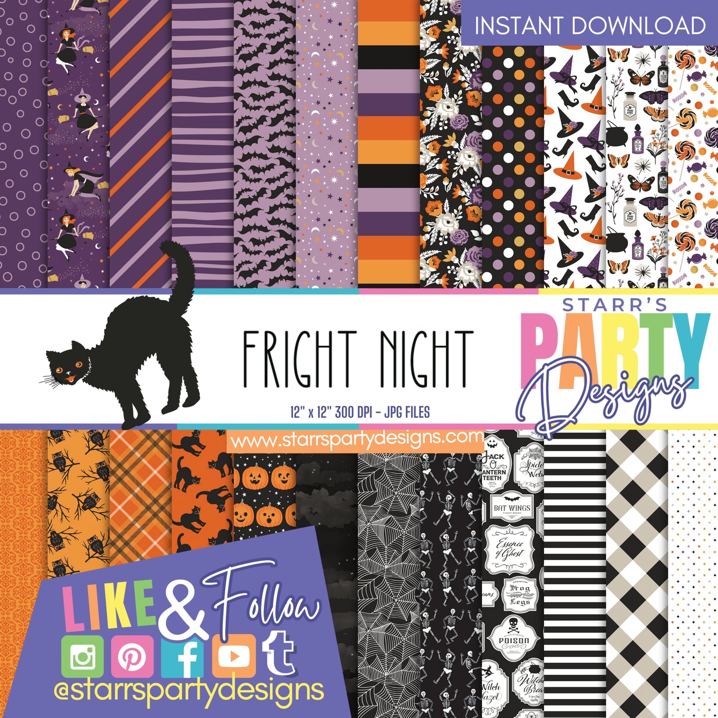 FRIGHT NIGHT PAPER PACK