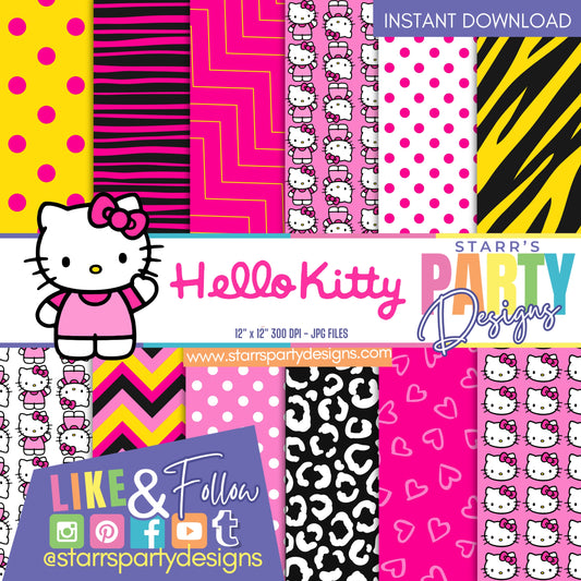 HELLO KITTY PINK PAPER PACK 2