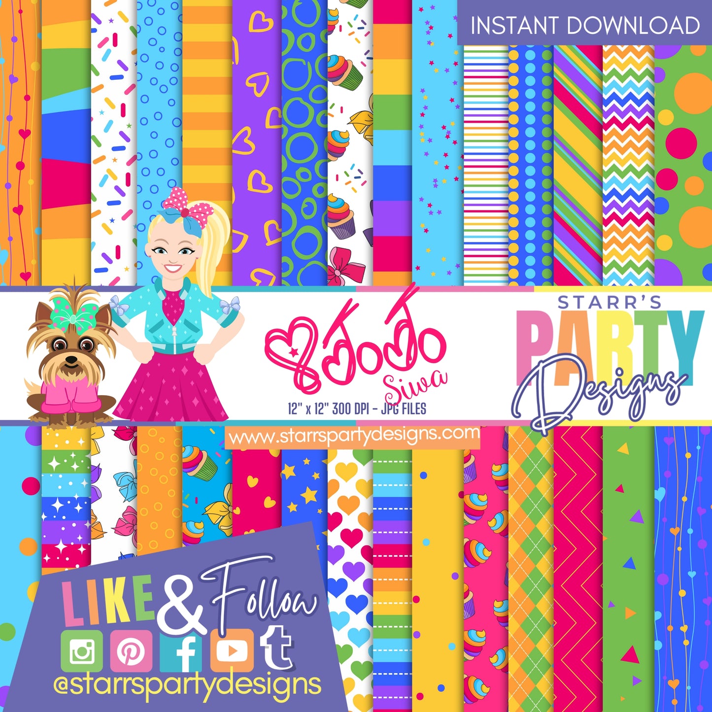 JOJO SIWA PAPER PACK STYLE 2