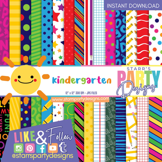 KINDERGARTEN PAPER PACK