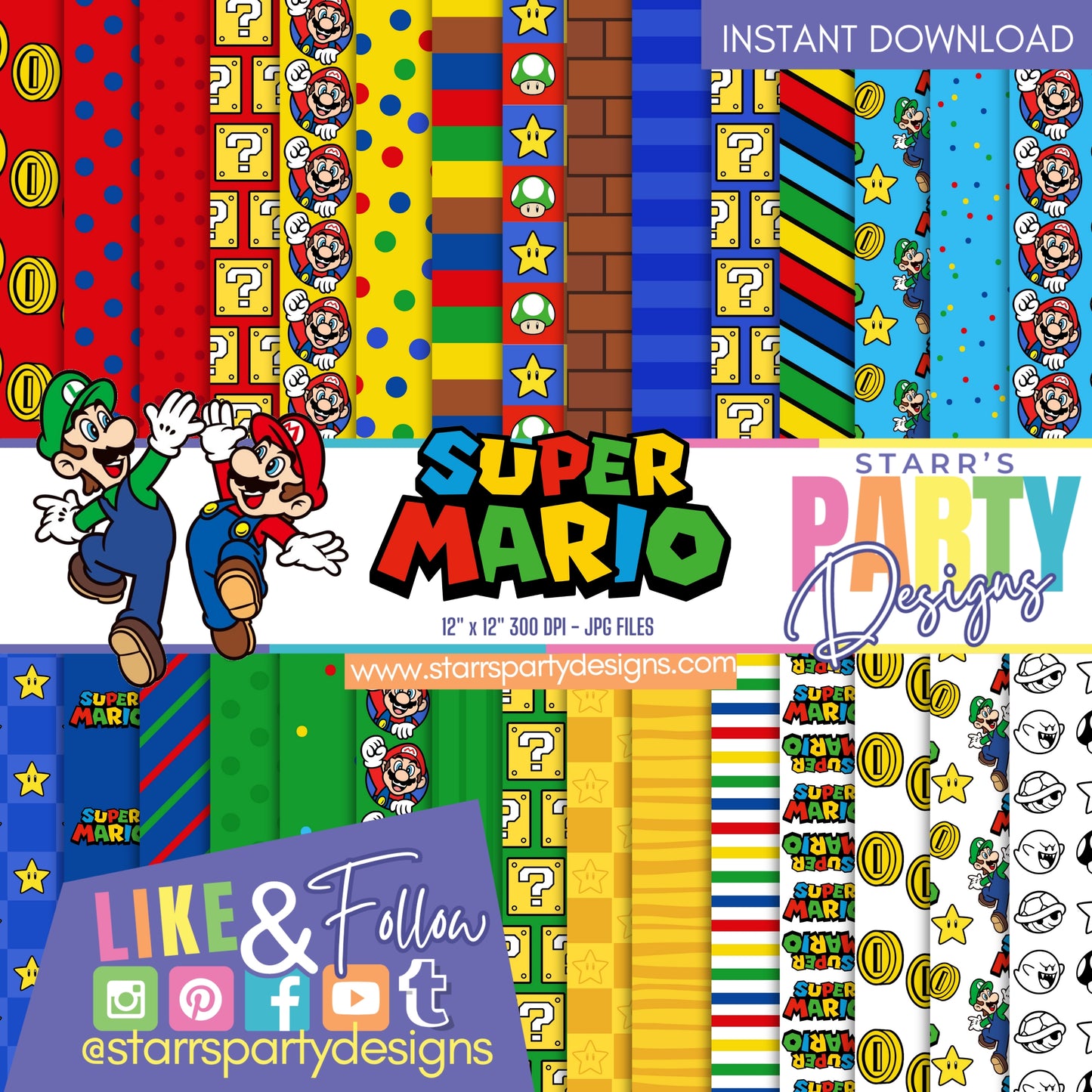 SUPER MARIO PAPER PACK A1