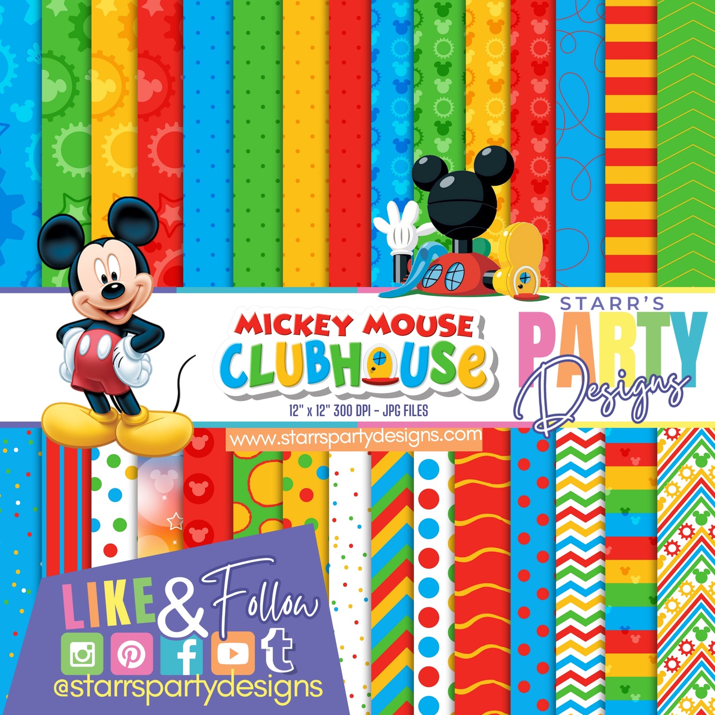 MICKEY'S CLUBHOUSE PAPER PACK