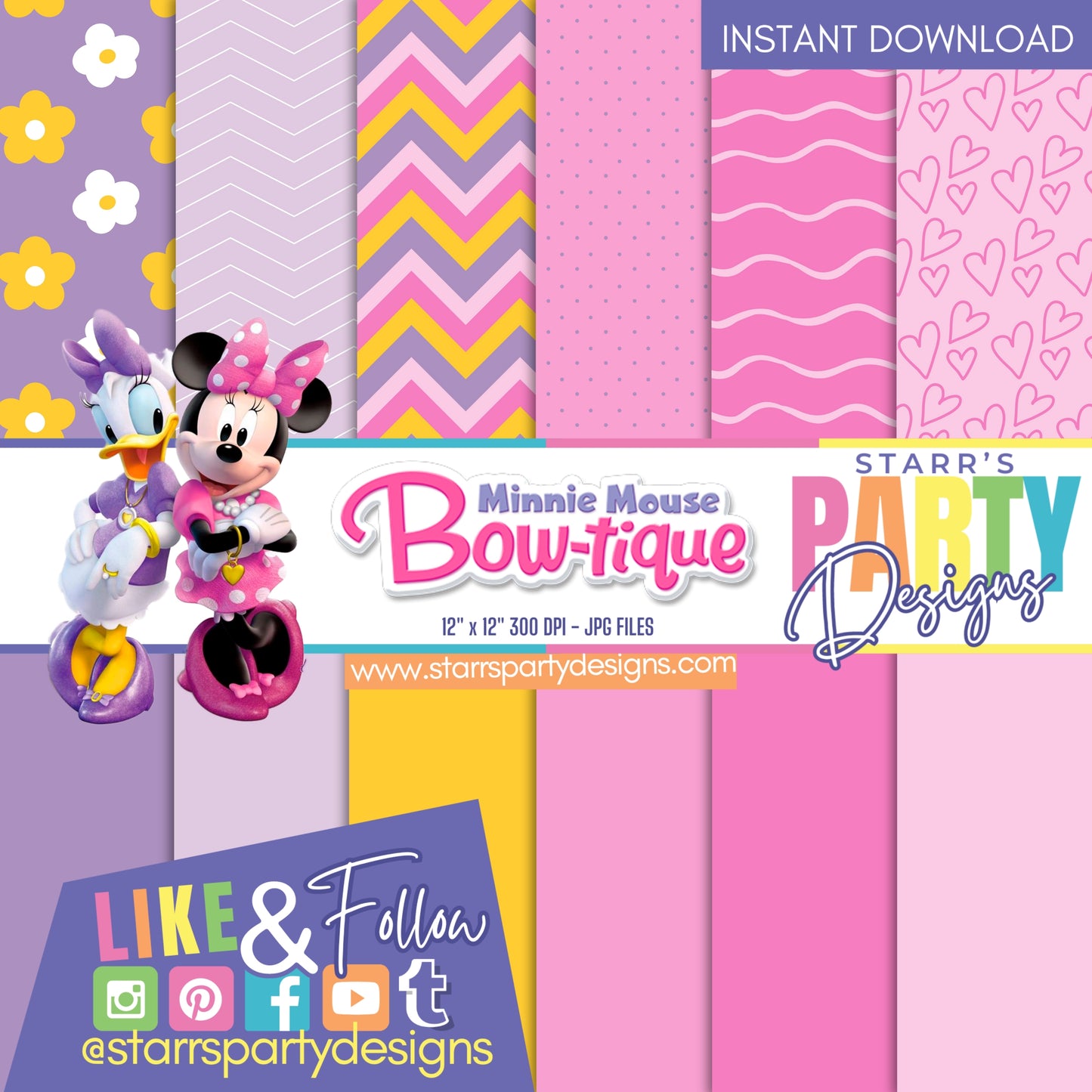 MINNIE MOUSE BOWTIQUE PAPER PACK 2