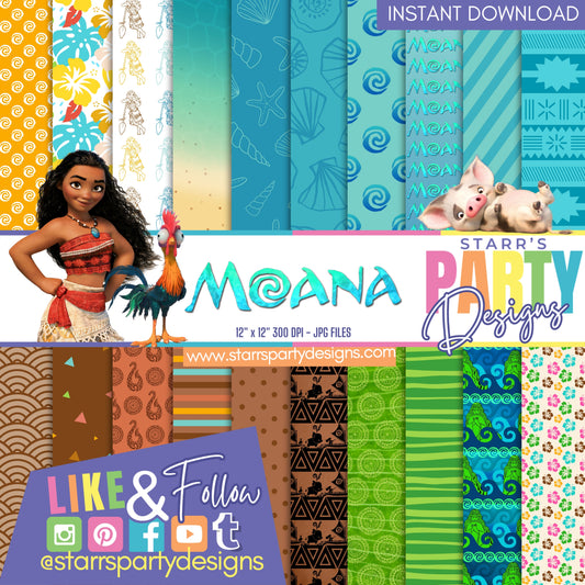 MOANA PAPER PACK 2