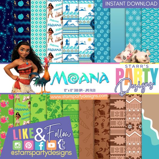 MOANA PAPER PACK 4