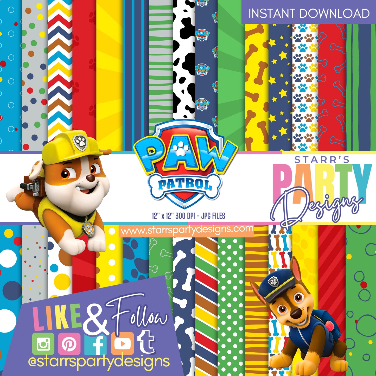 PAW PATROL PAPER PACK 1