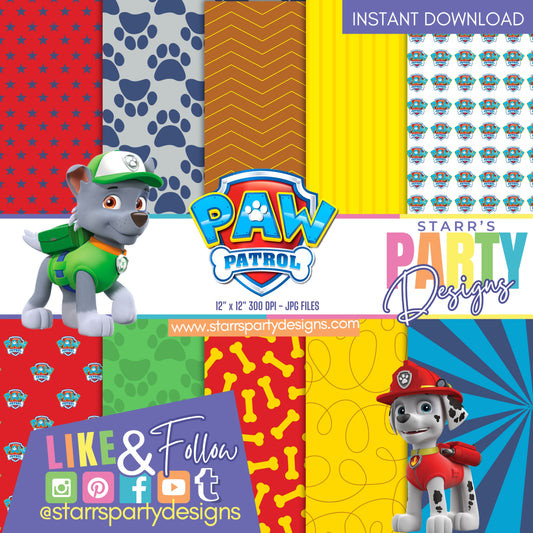 PAW PATROL PAPER PACK 2