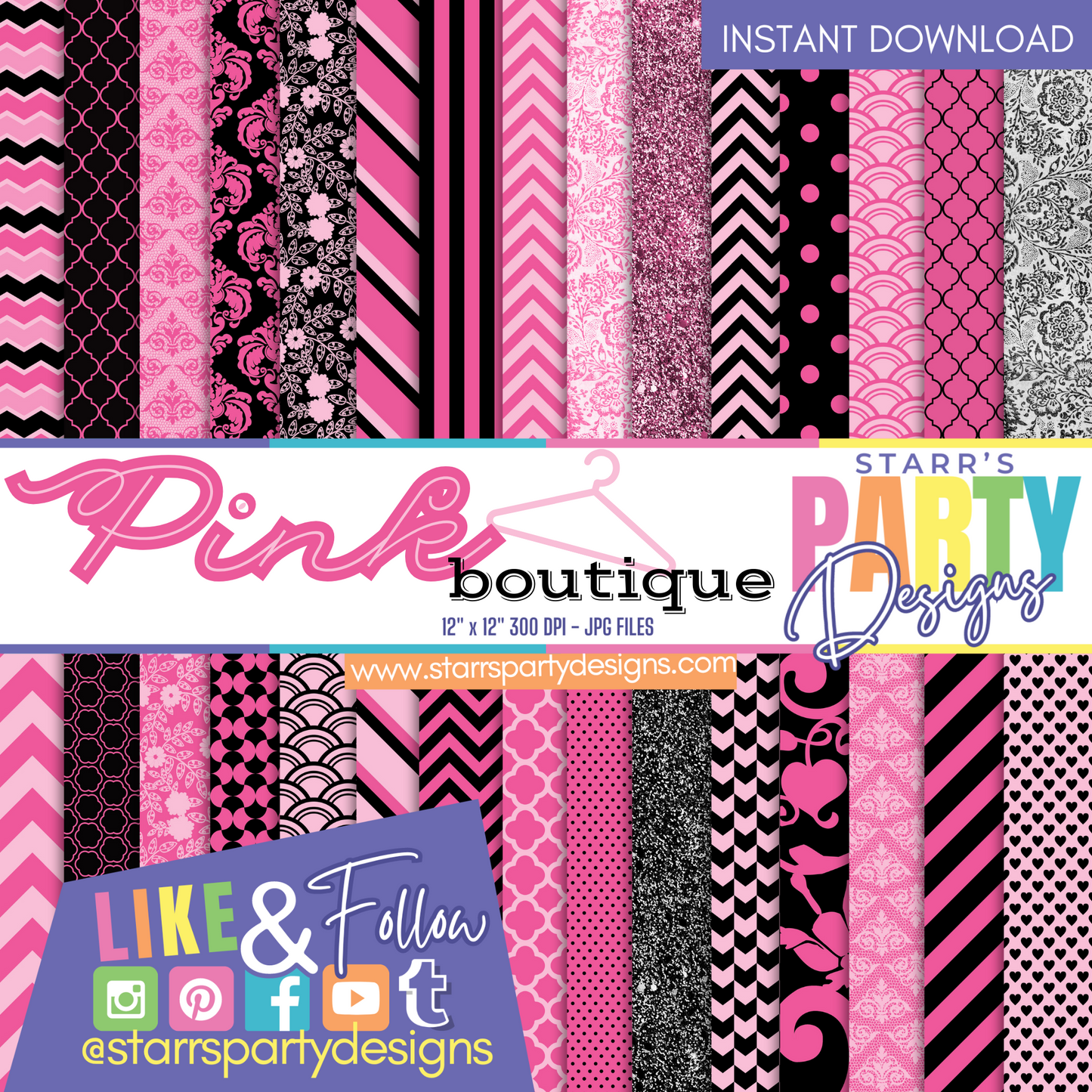 PINK BOUTIQUE PAPER PACK