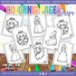 PRINCESS PEACH COLORING PAGES