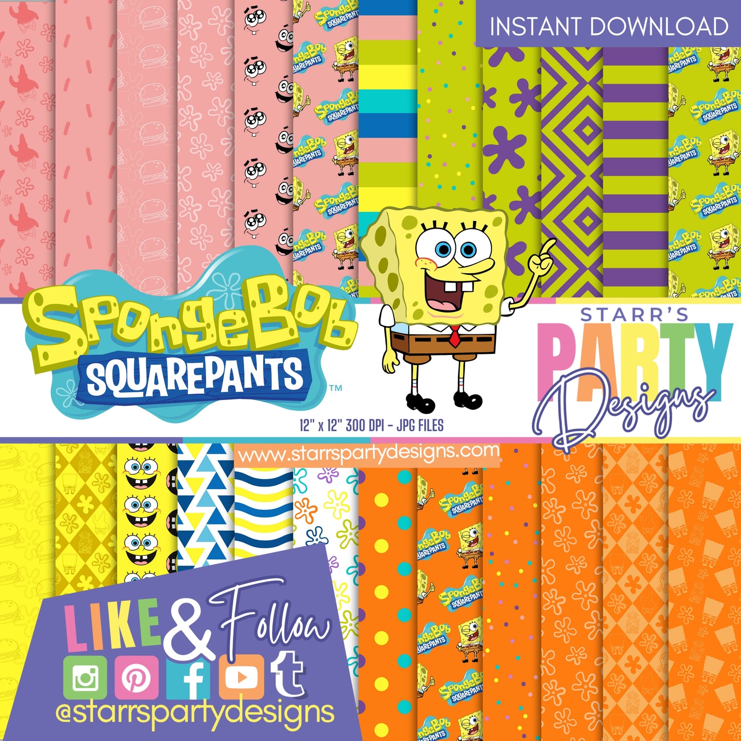 SQUAREPANTS BOBSPONGE PAPER PACK 1