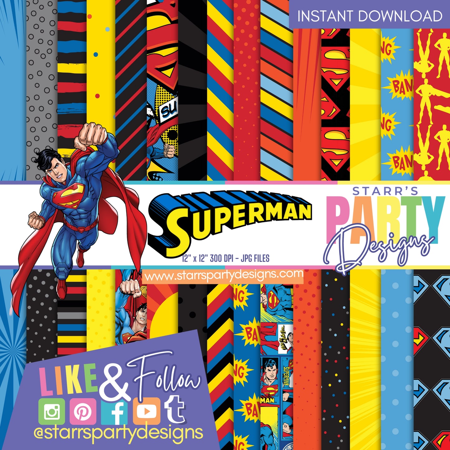 SUPERMAN PAPER PACK 1