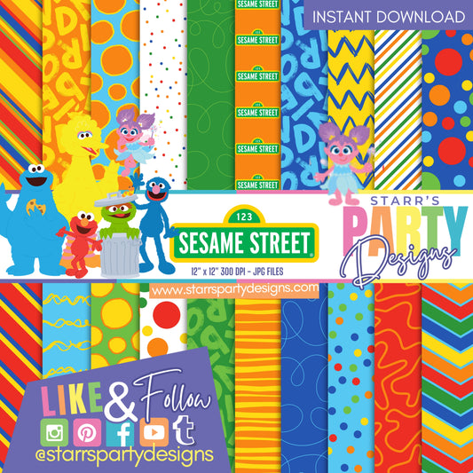 SESAME STREET PAPER PACK 1