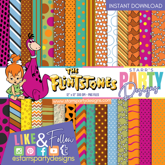 THE FLINTSTONES PAPER PACK STYLE 1