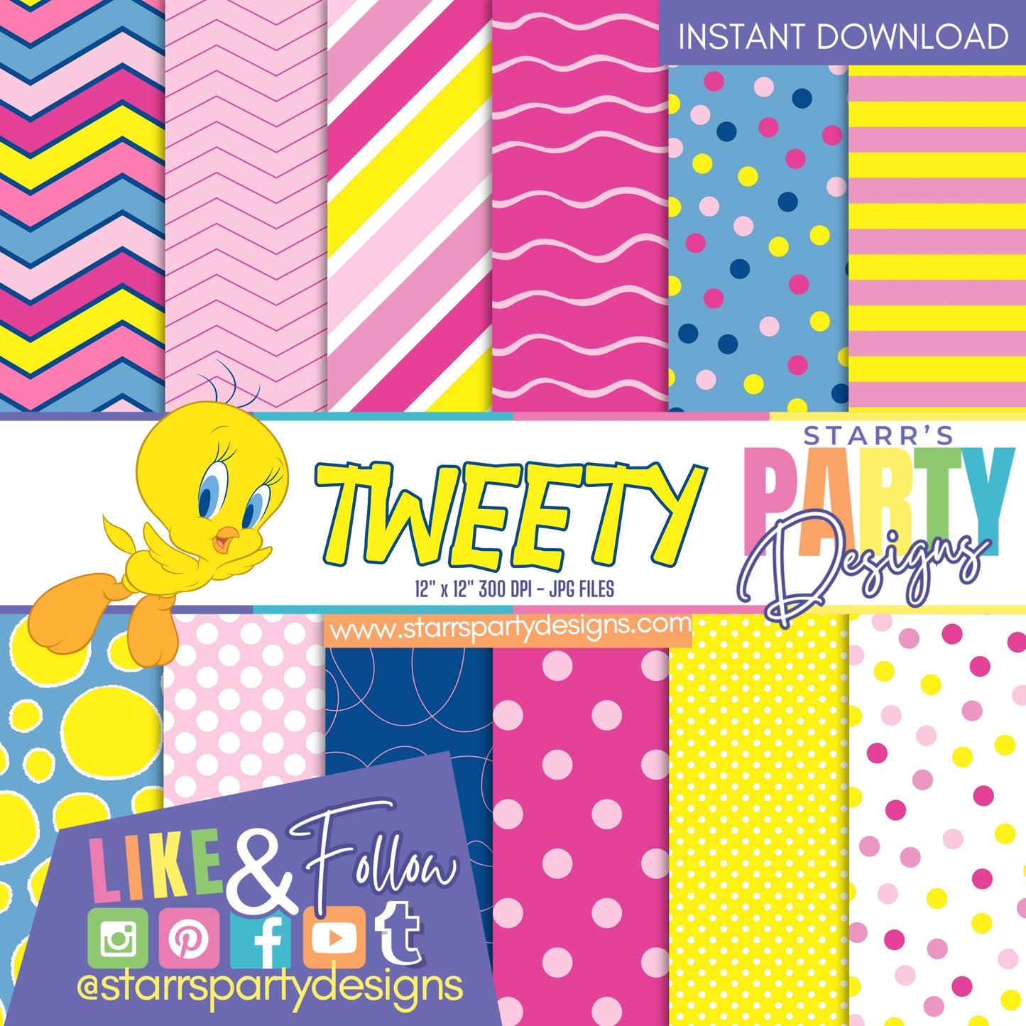 TWEETY BIRD PAPER PACK 2