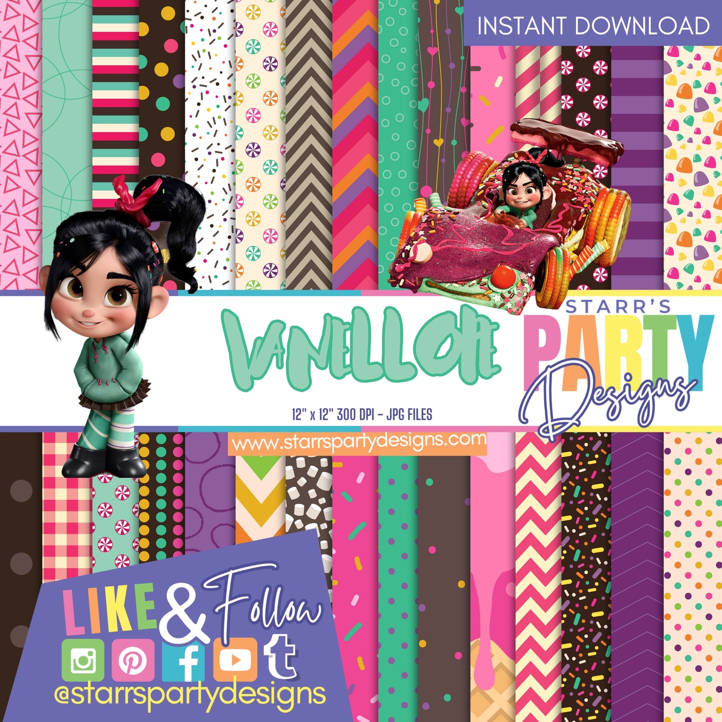 PAQUETE DE PAPEL VANELLOPE