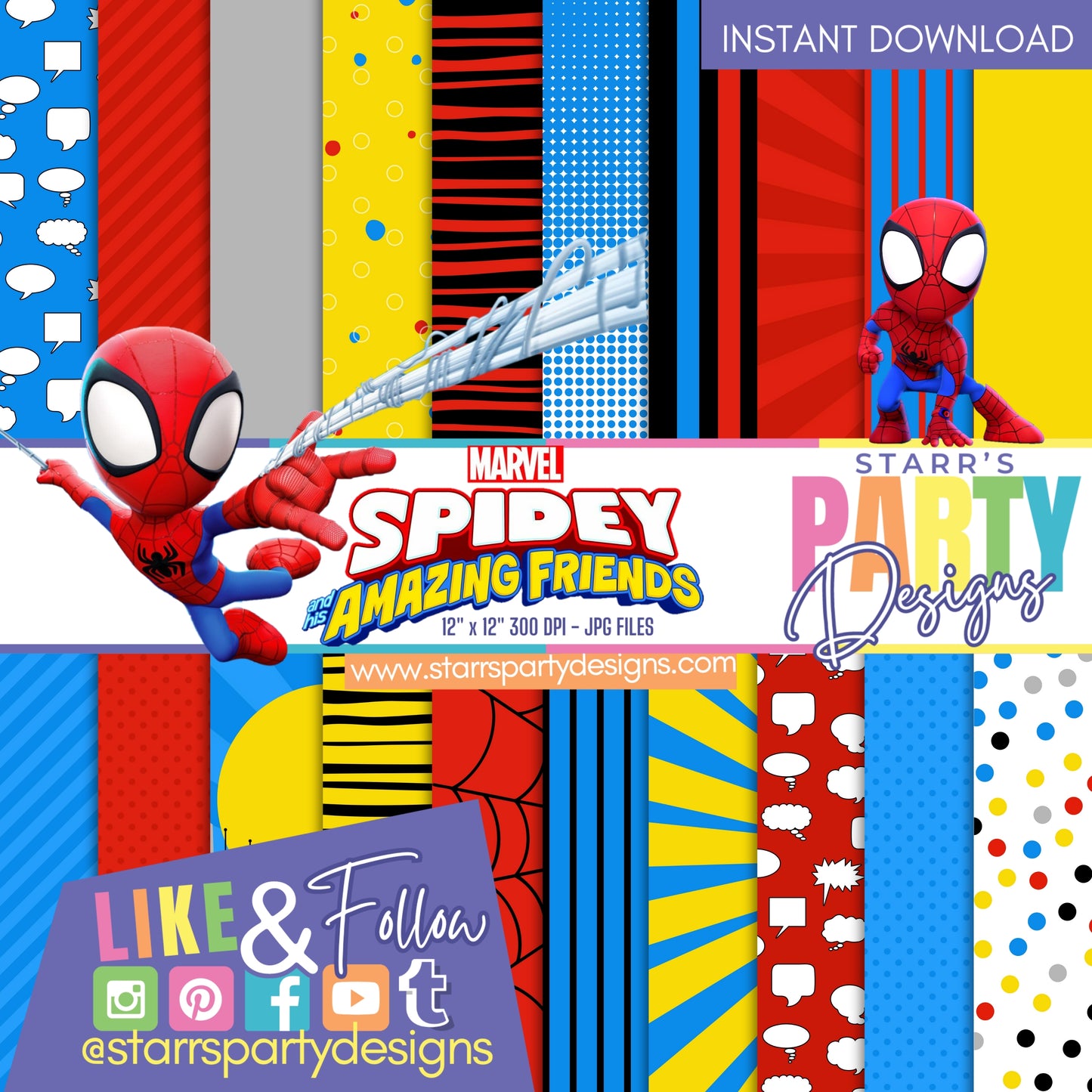 PAQUETE DE PAPEL DE SPIDEY 2