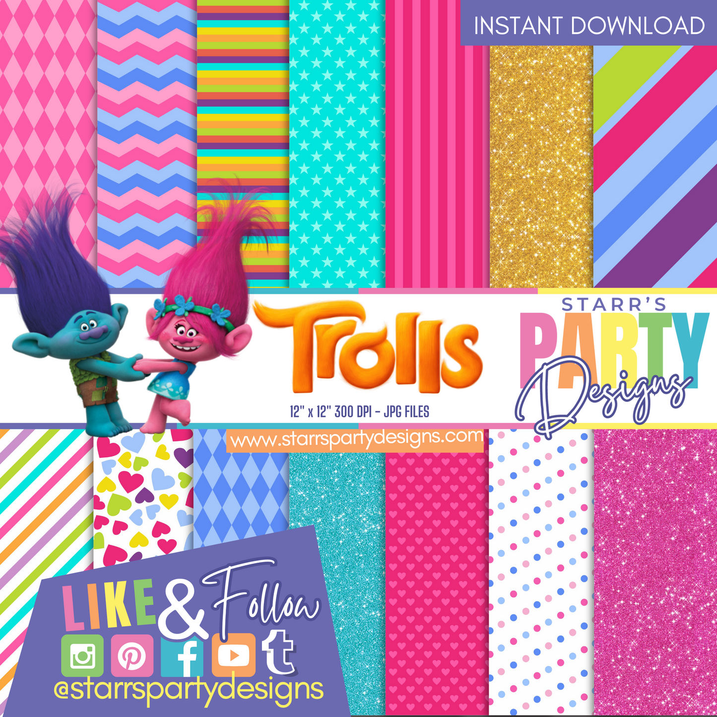 TROLLS PAPER PACK 1