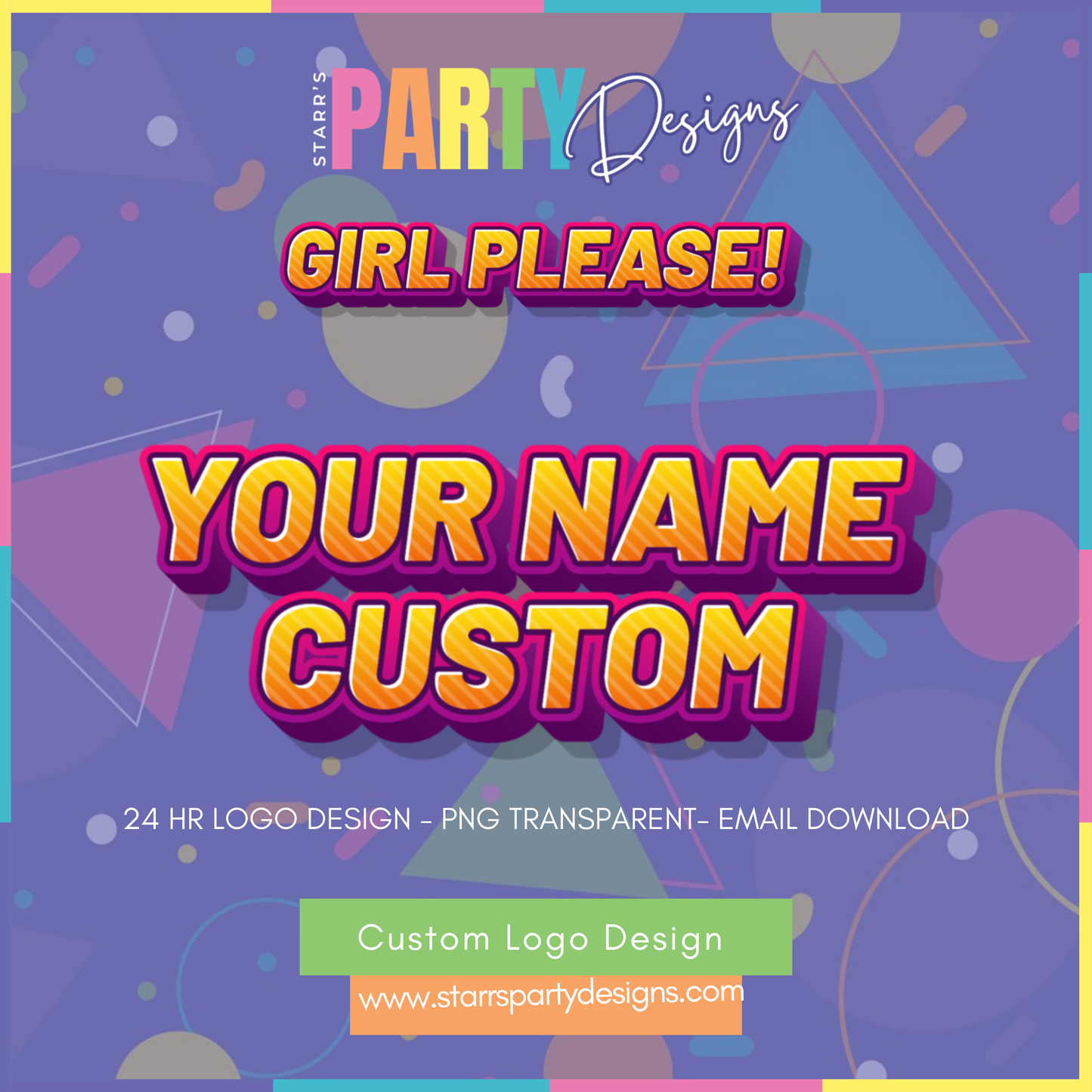 CUSTOM LOGO | GIRL PLEASE!