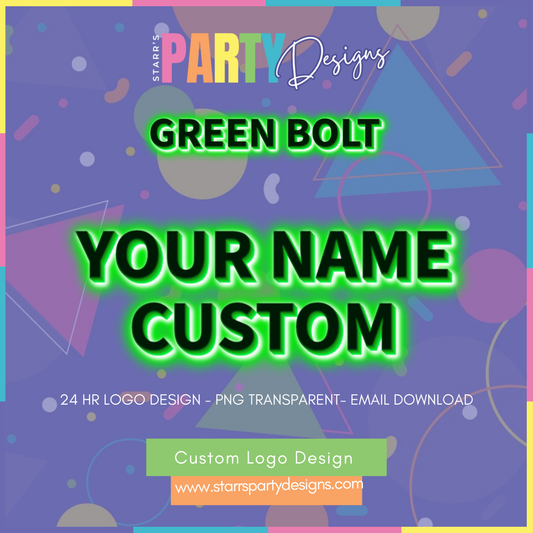 CUSTOM LOGO | GREEN BOLT