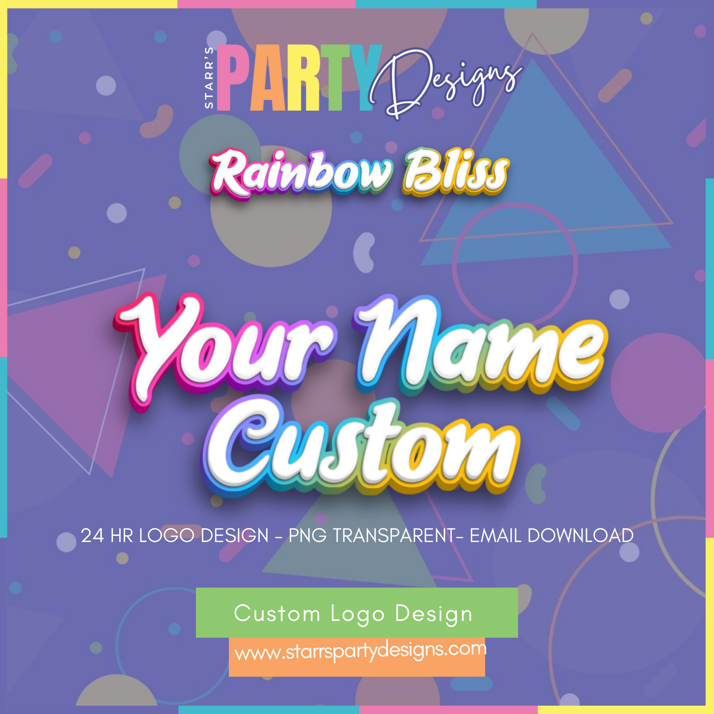 CUSTOM LOGO | RAINBOW BLISS