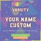 CUSTOM LOGO | VARSITY