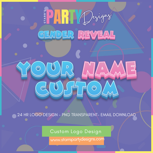 CUSTOM LOGO | GENDER REVEAL