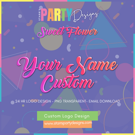 CUSTOM LOGO | SWEET FLOWER