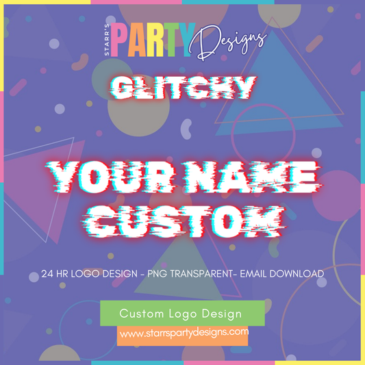 CUSTOM LOGO | GLITCHY