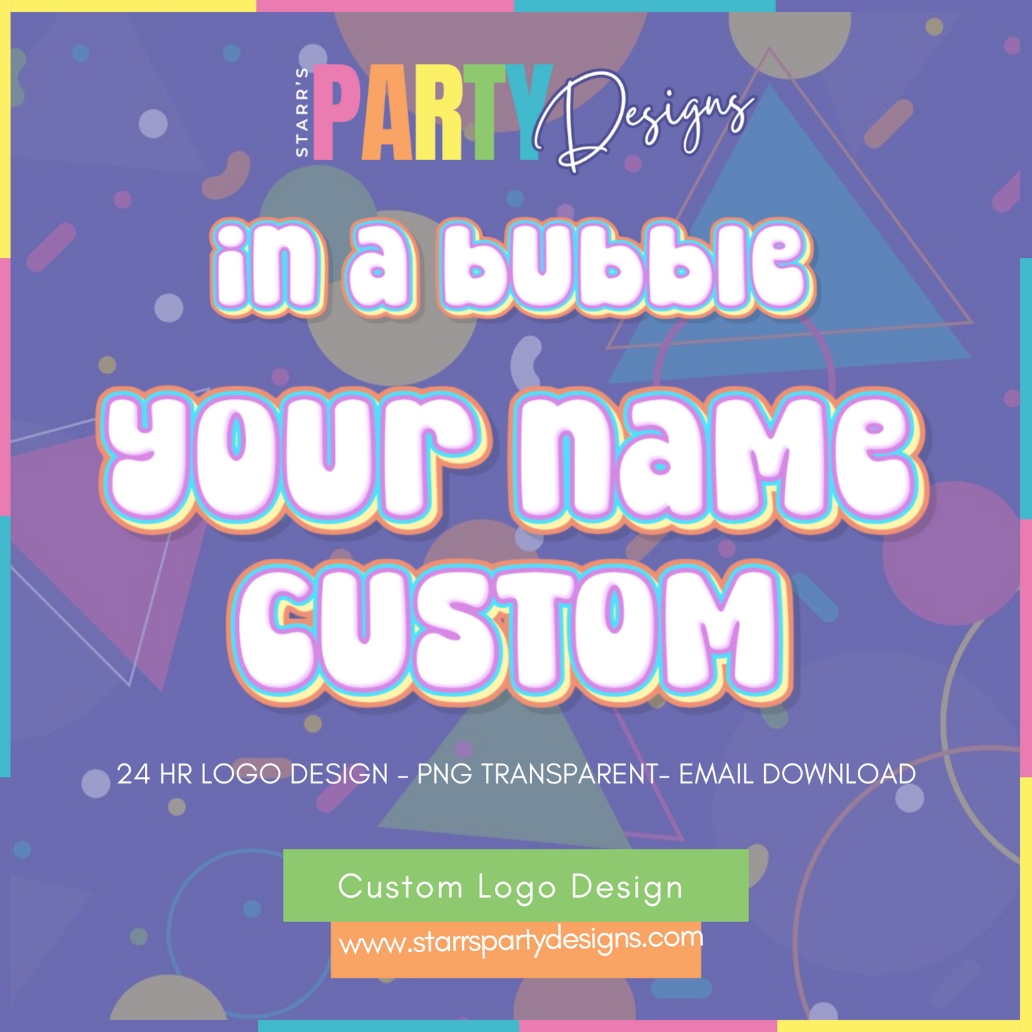 CUSTOM LOGO | IN A BUBBLE