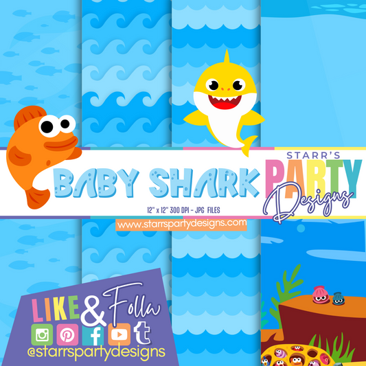 BABY SHARK PAPER PACK STYLE 6