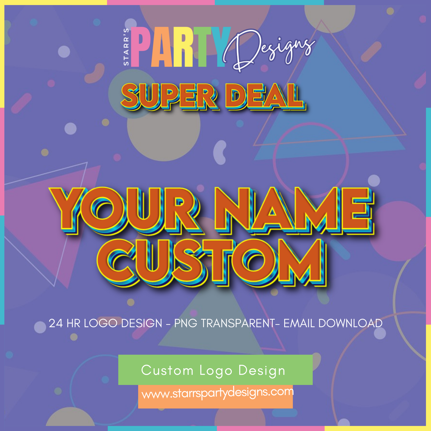 CUSTOM LOGO | SUPER DEAL