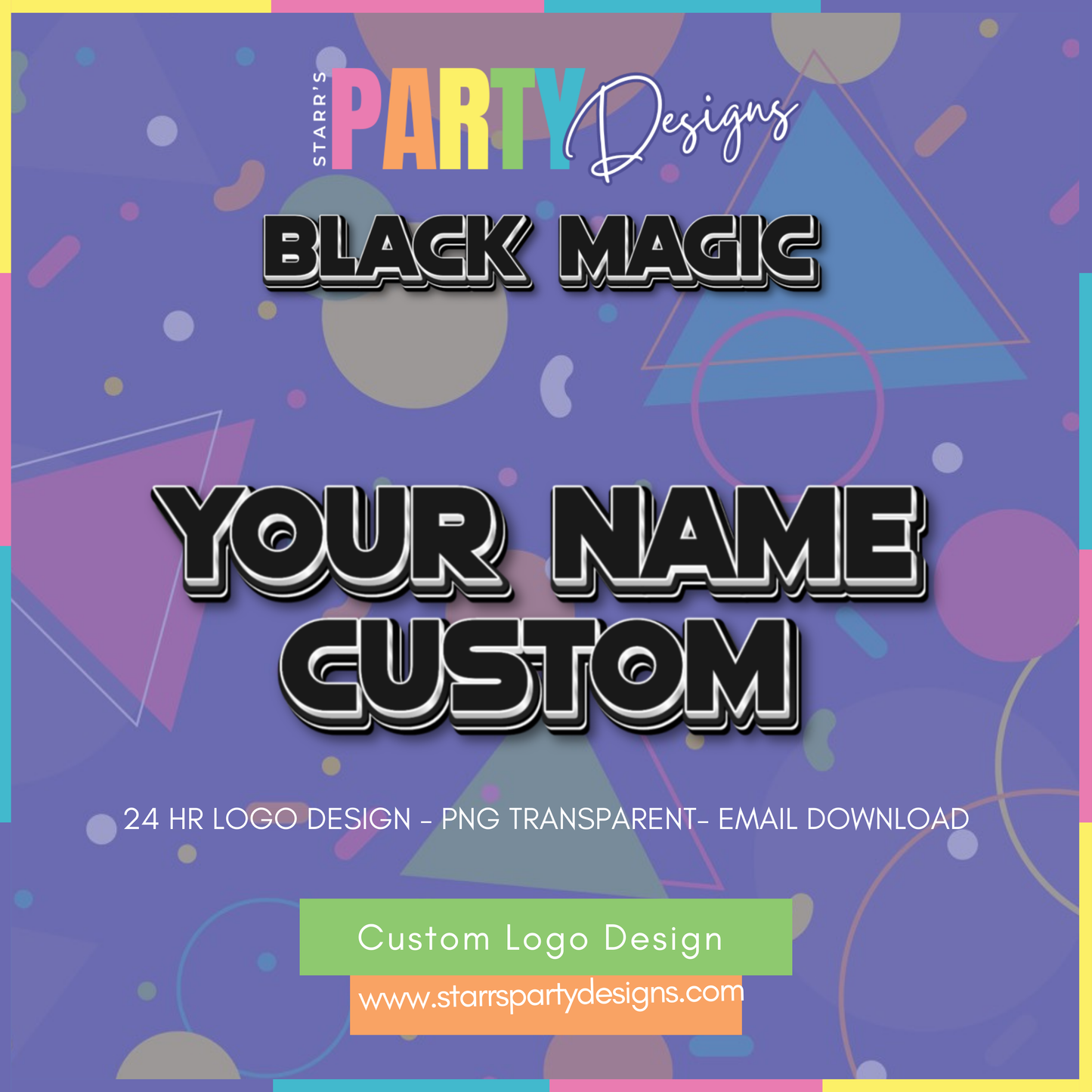 CUSTOM LOGO | BLACK MAGIC