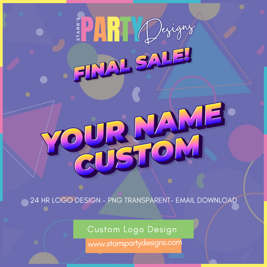 CUSTOM LOGO | FINAL SALE