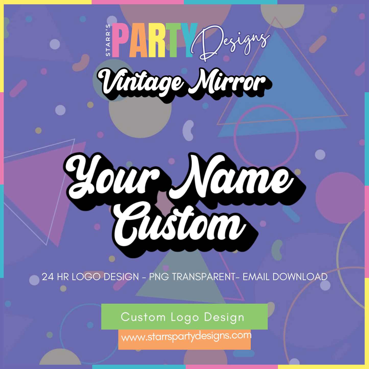 CUSTOM LOGO | VINTAGE MIRROR