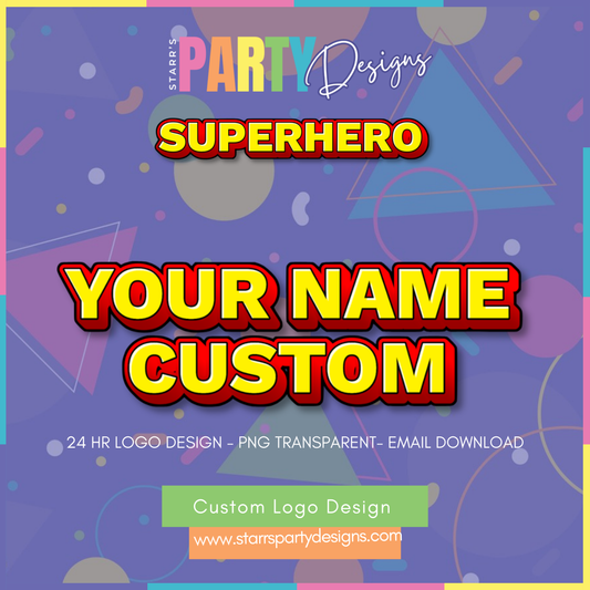 CUSTOM LOGO | SUPERHERO