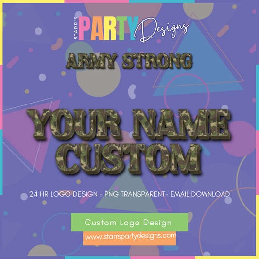 CUSTOM LOGO | ARMY STRONG