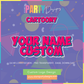 CUSTOM LOGO | CARTOONY