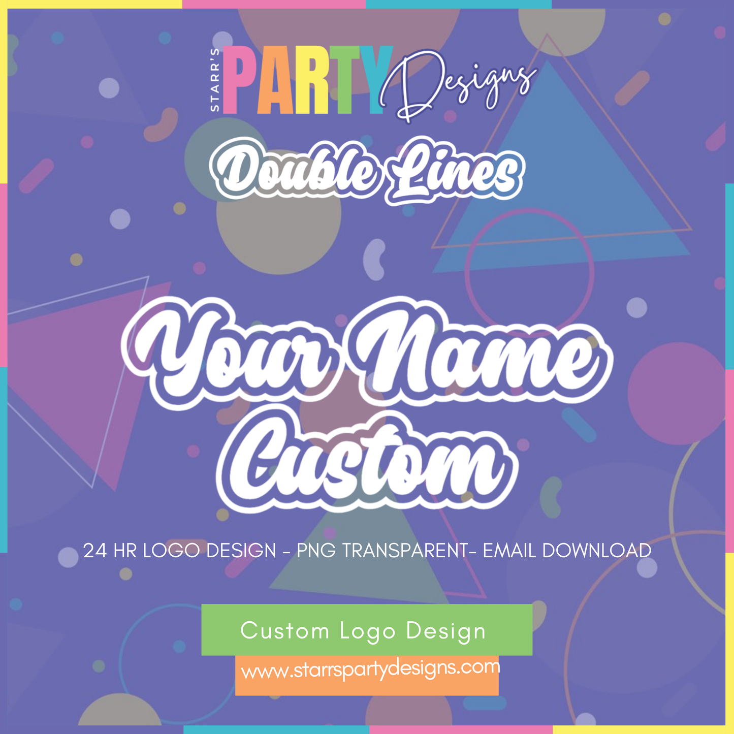 CUSTOM LOGO | DOUBLE LINES