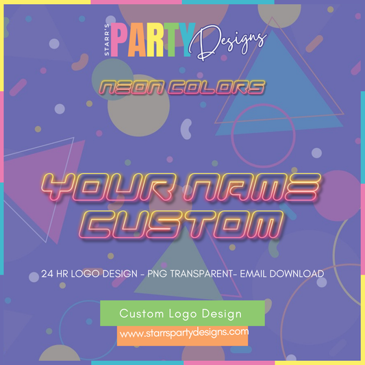 CUSTOM LOGO | NEON COLORS